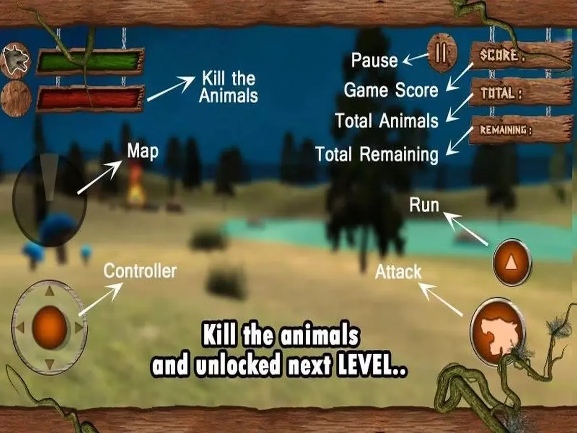 Wild Attack Wolf Simulator 3D iPad  スクリーンショット