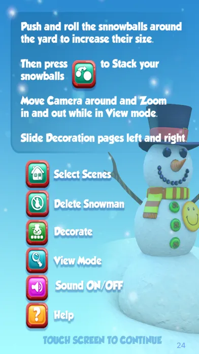 Скриншоты Snowman 3D LITE