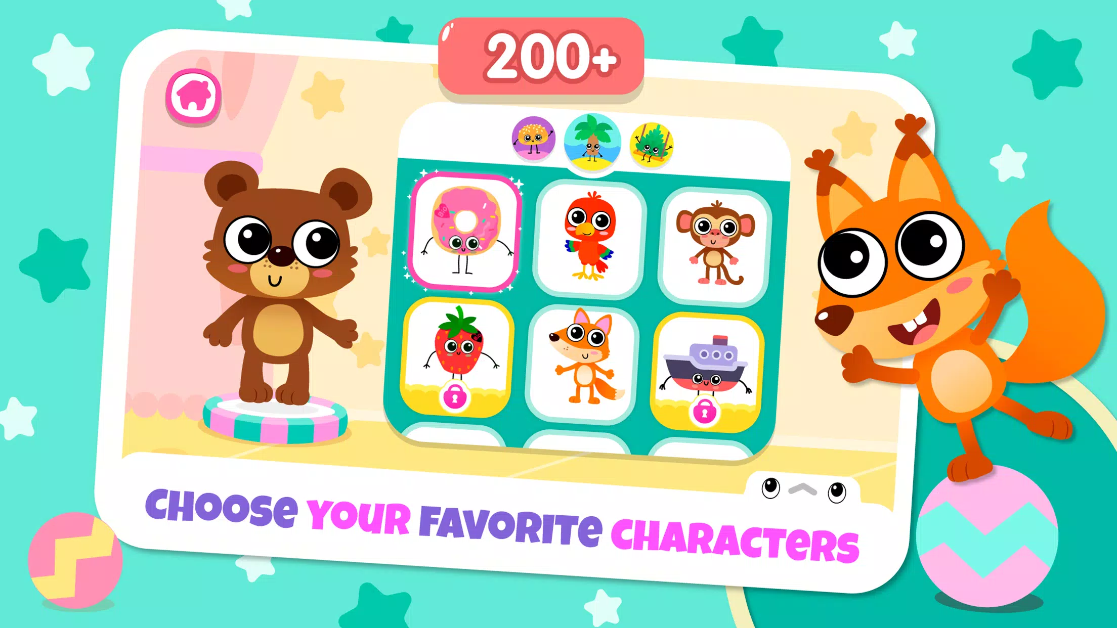 Bini Mega World games for kids Screenshots