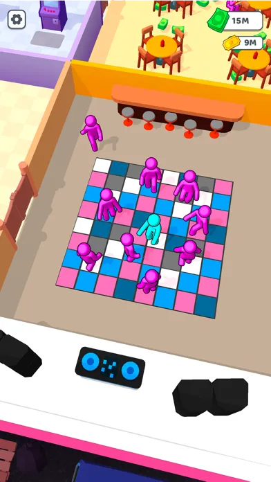 ภาพหน้าจอของ Bouncing Rainbow: Tycoon Games