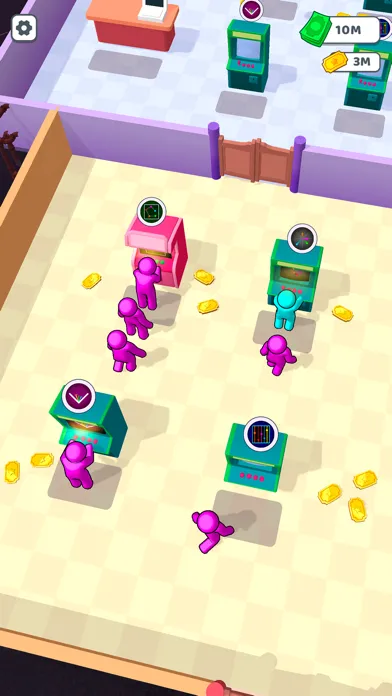 ภาพหน้าจอของ Bouncing Rainbow: Tycoon Games