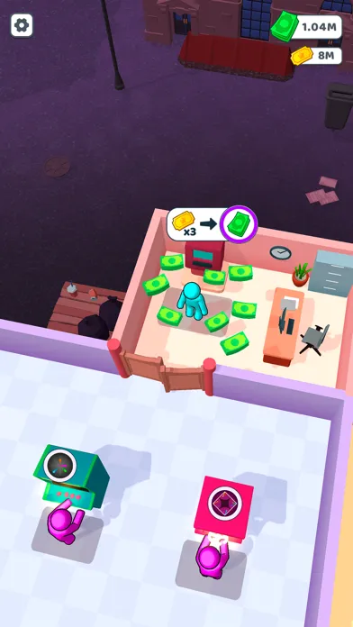 ภาพหน้าจอของ Bouncing Rainbow: Tycoon Games