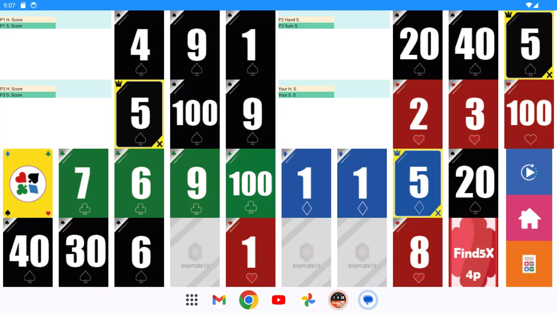 Brain Game - Find5x 4P Screenshots