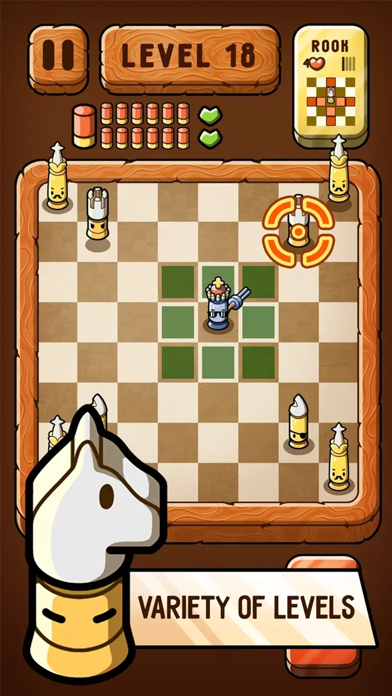 ภาพหน้าจอของ Bullet Chess: Board Shootout