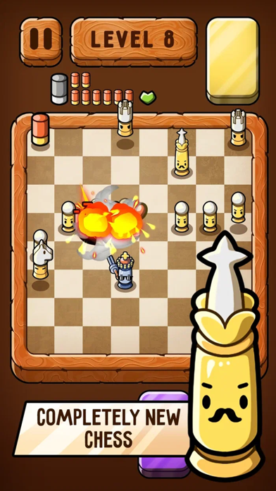 ภาพหน้าจอของ Bullet Chess: Board Shootout