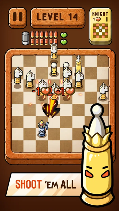 ภาพหน้าจอของ Bullet Chess: Board Shootout