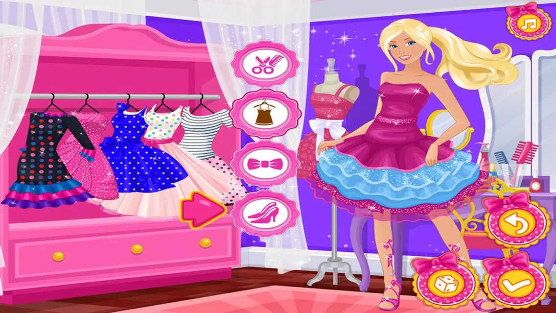 Captures d'écran de Hair salon - Princess dress up girls games