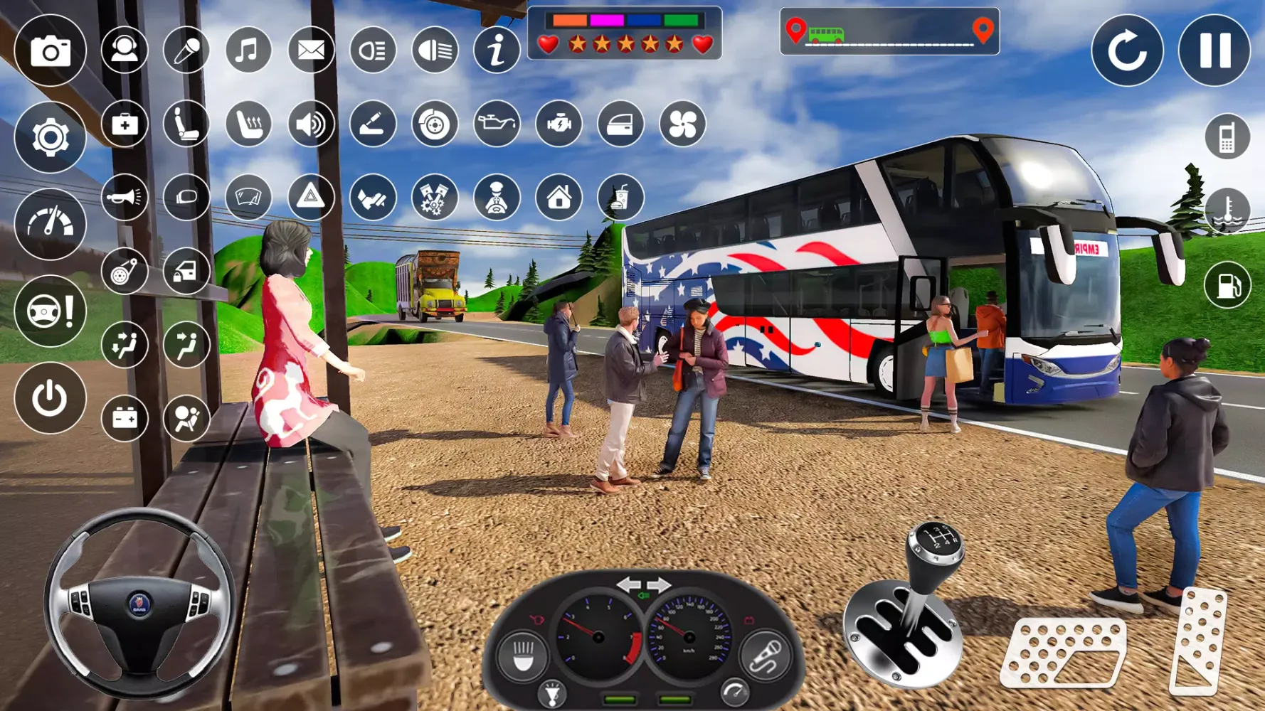 Bus Simulator School Bus Game Screenshots