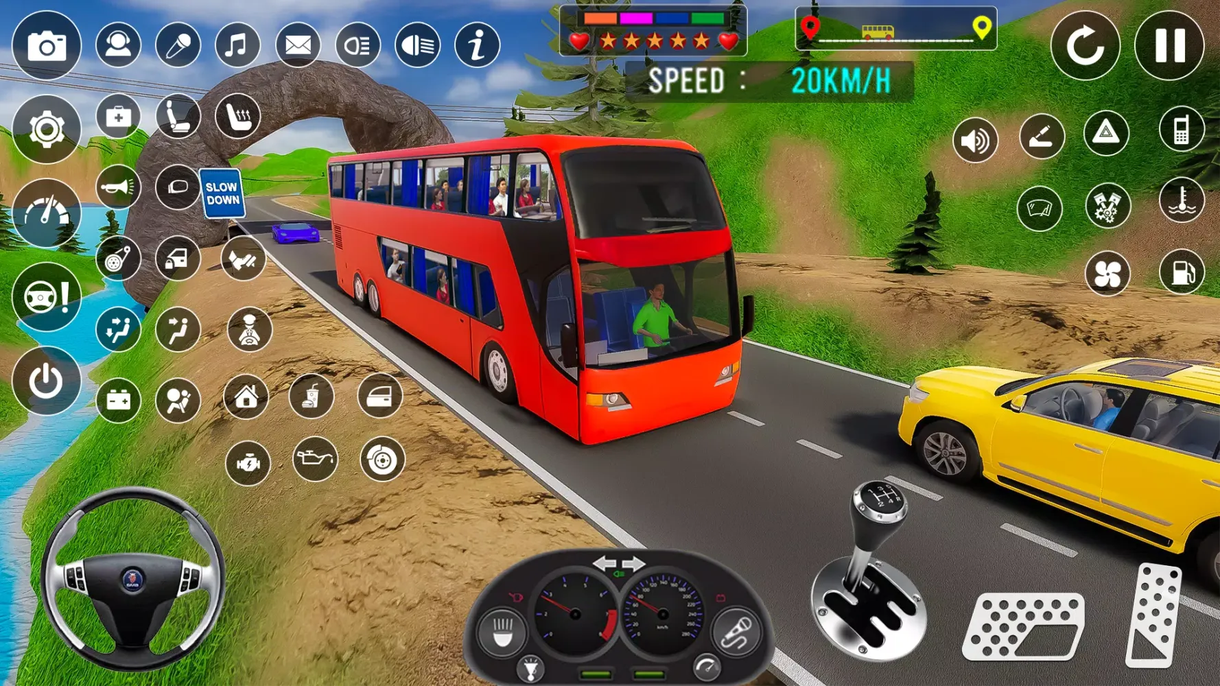 Bus Simulator School Bus Game Screenshots