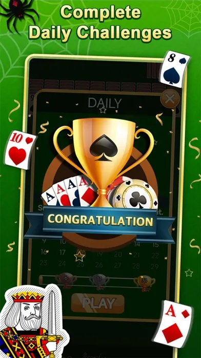 Ảnh chụp màn hình của Spider Solitaire - ACE