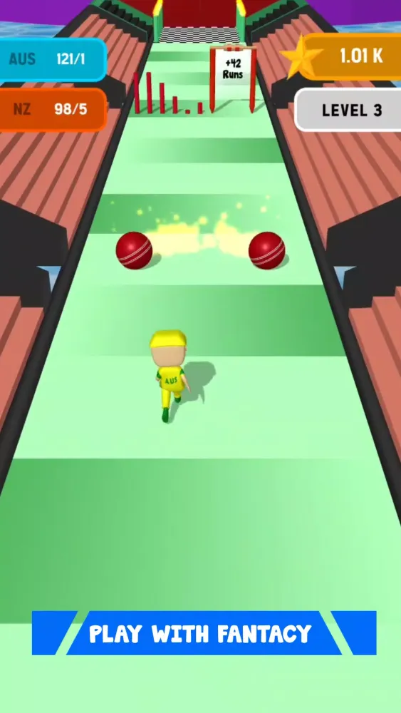 صور Cricket Run 3D