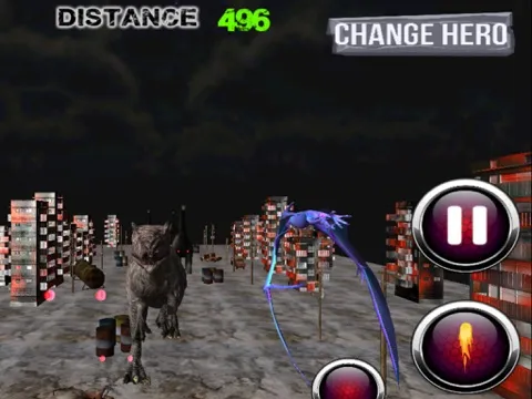 Captures d'écran de Pterosaur Strike Trex Brute 4D - A Bleeding Edge Dinosaurs War iPad 