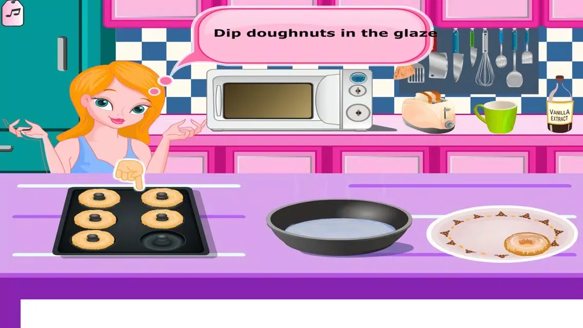 Cooking donuts - girls games and kids games स्क्रीनशॉट