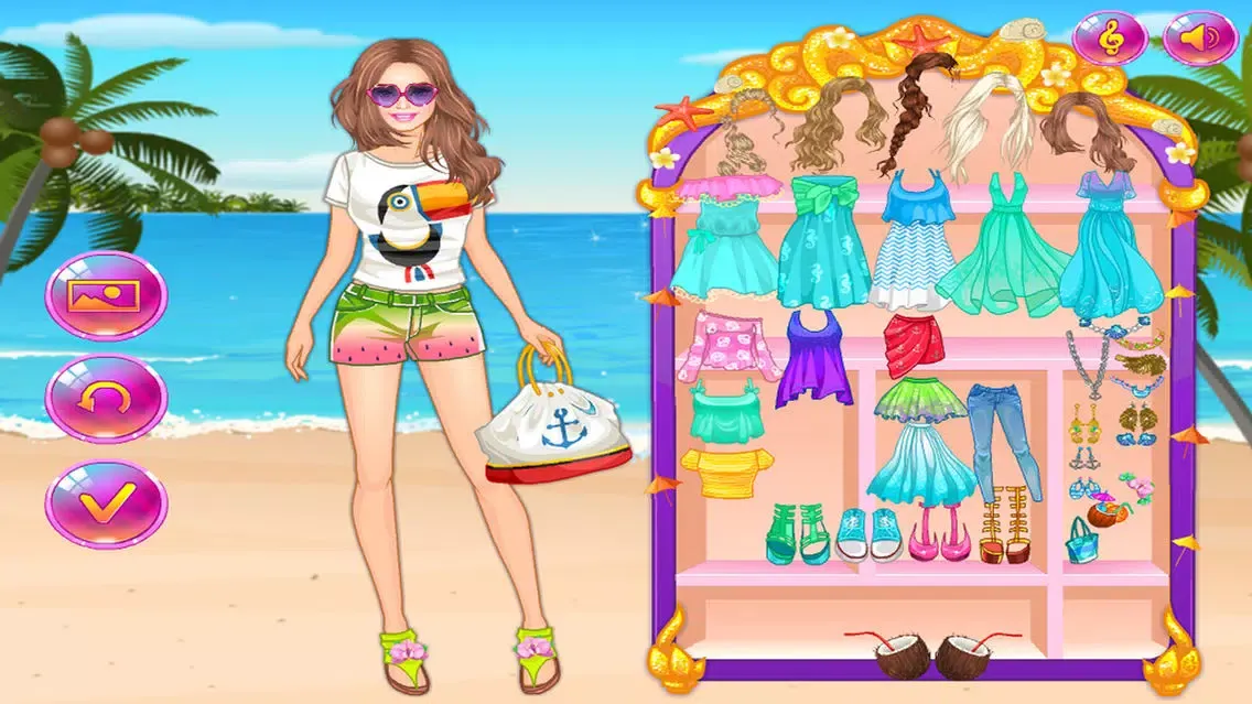 تصاویر Princess beach dress - baby games
