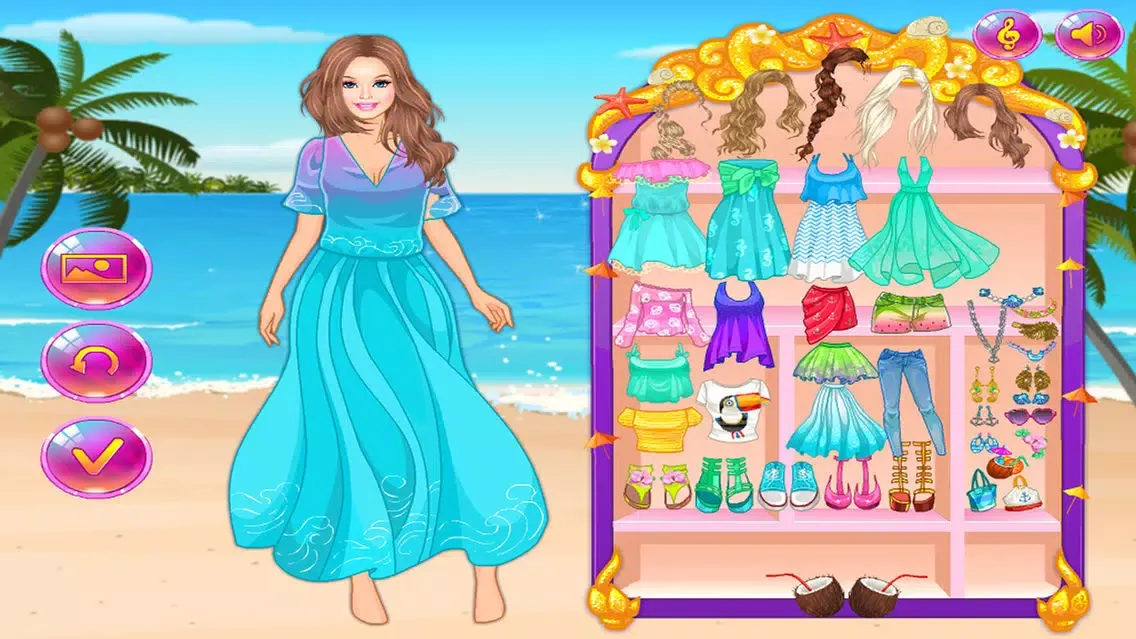 تصاویر Princess beach dress - baby games
