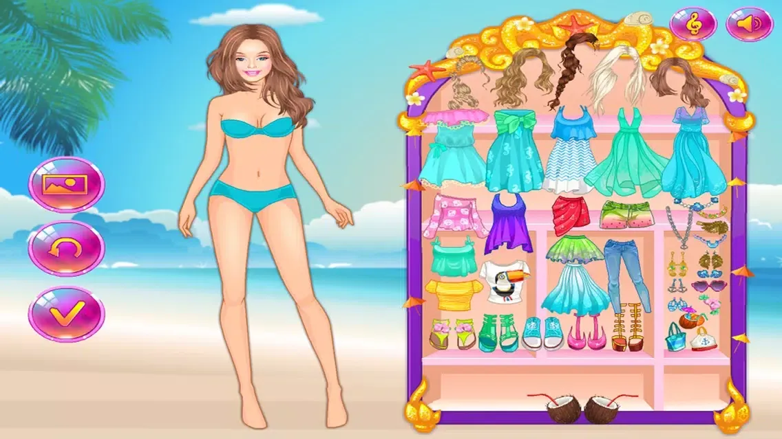 تصاویر Princess beach dress - baby games