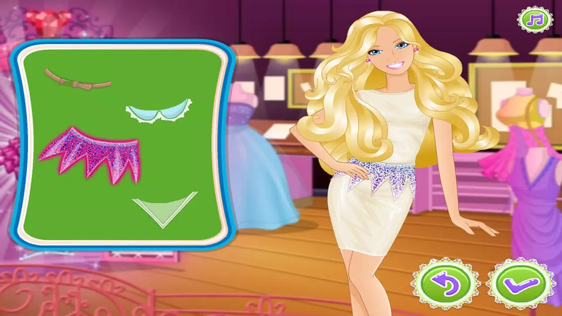 Tangkapan layar Princess designed ballet skirt - games for kids