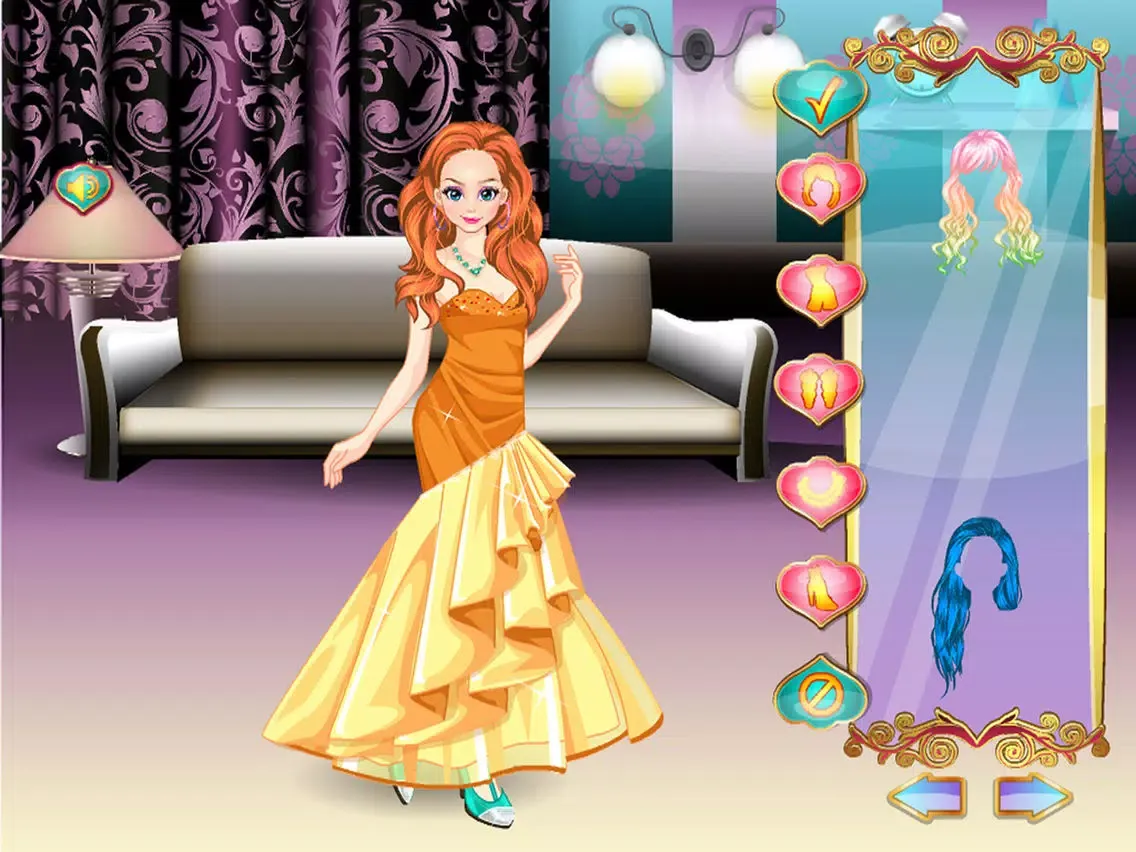 Princess modern fitted - games for kids iPad  Screenshots