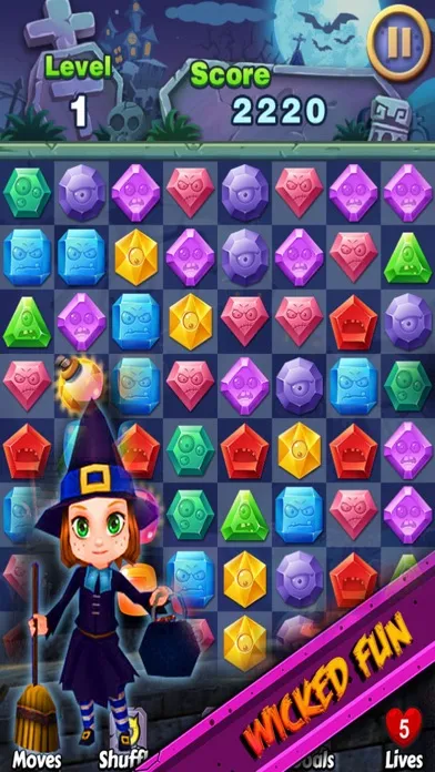 Zombie Jewels - Match3 Jewel Star Screenshots
