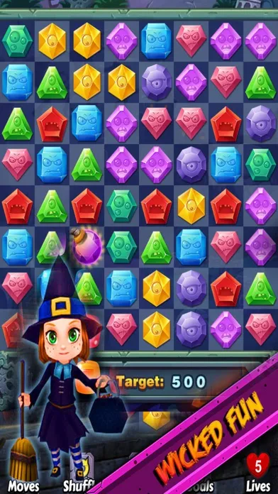 Zombie Jewels - Match3 Jewel Star Screenshots