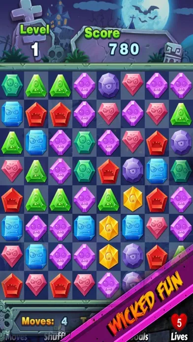 Zombie Jewels - Match3 Jewel Star Screenshots