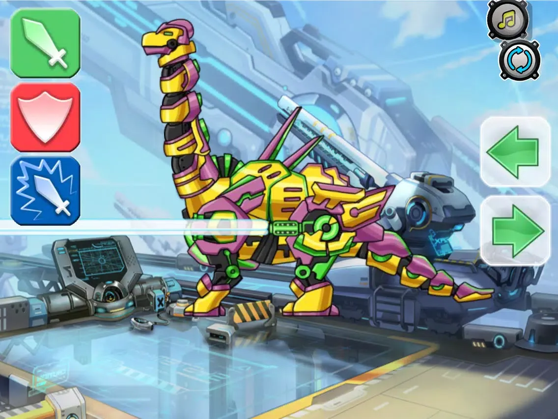 Capturas de tela do Dinosaur building blocks game - baby games iPad 