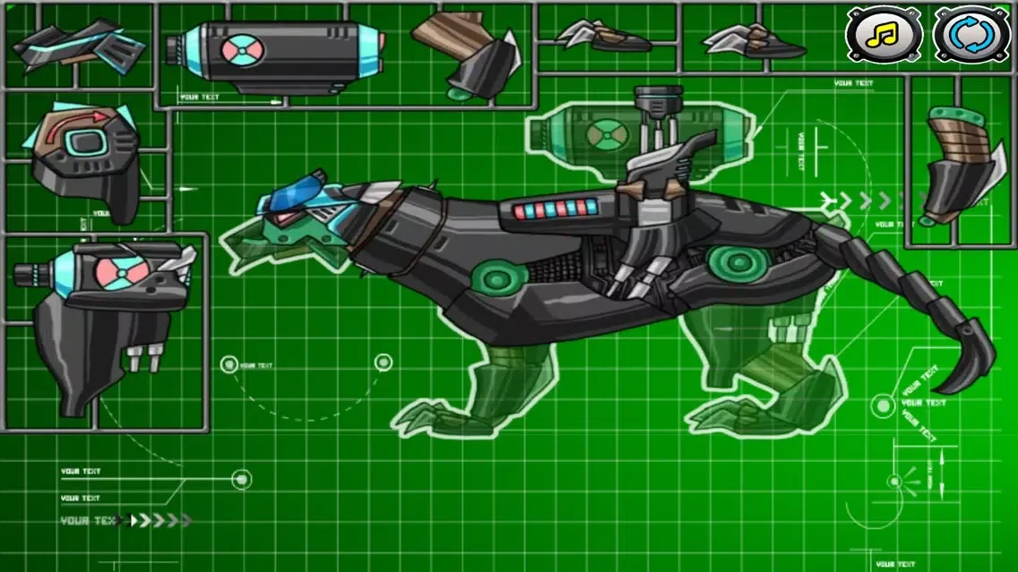 Скриншоты Dinosaur Paradise Puzzle - baby games