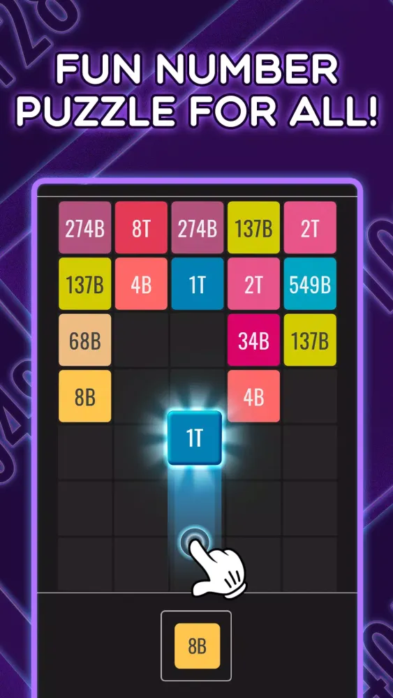 Capturas de tela do Join Blocks 2048 Number Puzzle