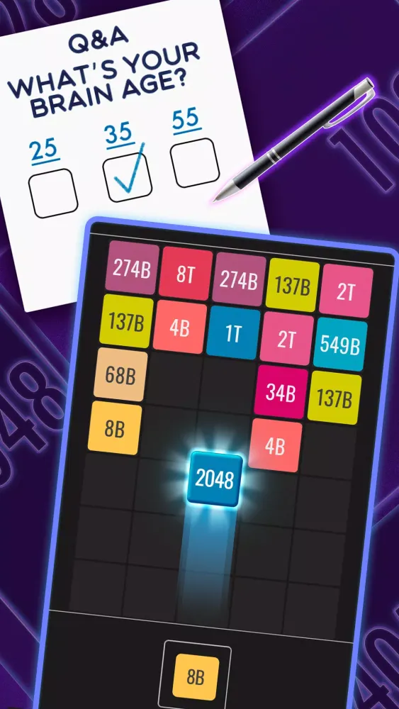 Capturas de tela do Join Blocks 2048 Number Puzzle