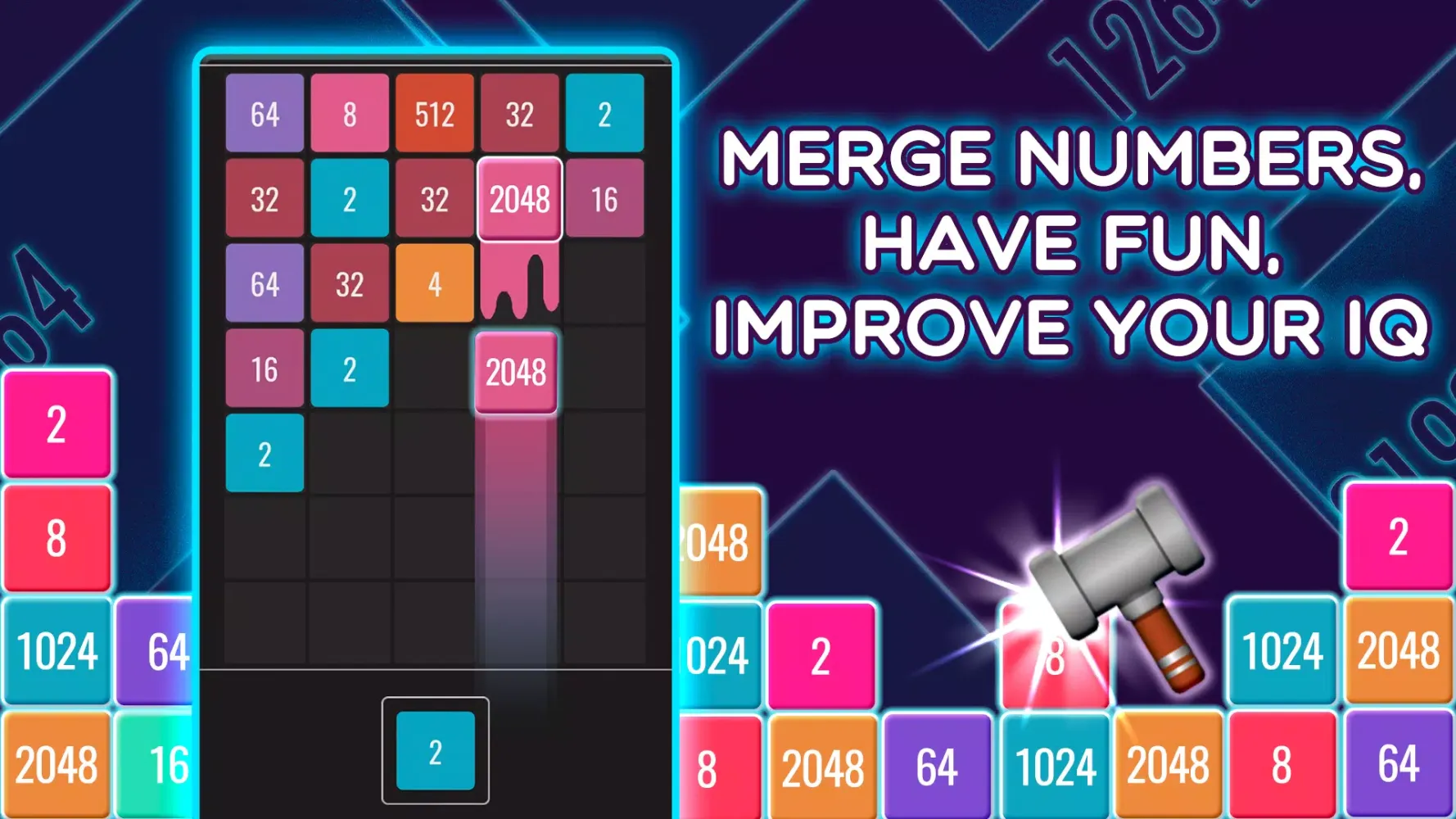 Capturas de tela do Join Blocks 2048 Number Puzzle