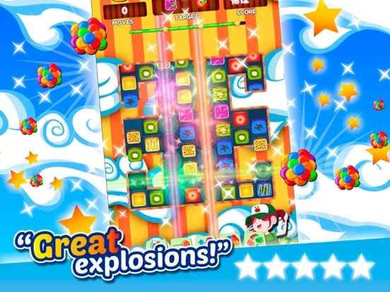 Caramel Gummy Candy Match 3 iPad  Ekran Görüntüleri