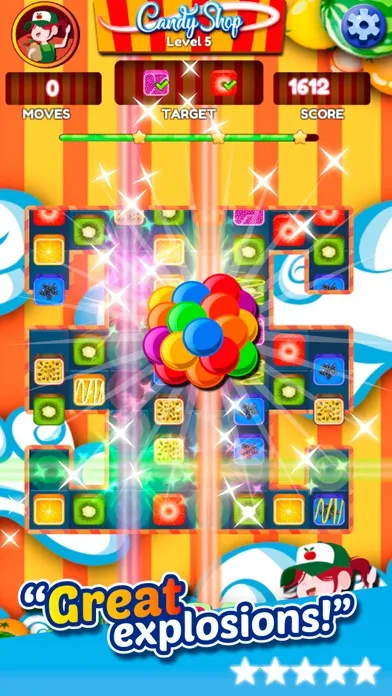 Caramel Gummy Candy Match 3 Ekran Görüntüleri