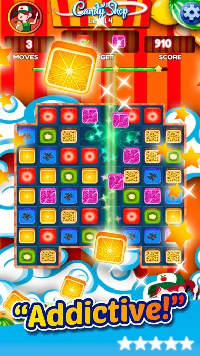 Caramel Gummy Candy Match 3 Ekran Görüntüleri
