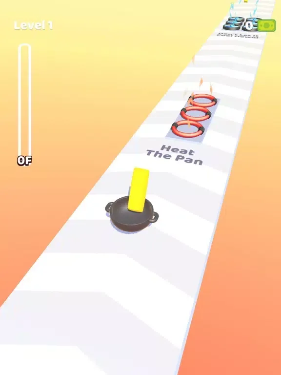 Tangkapan skrin Melt Run iPad 