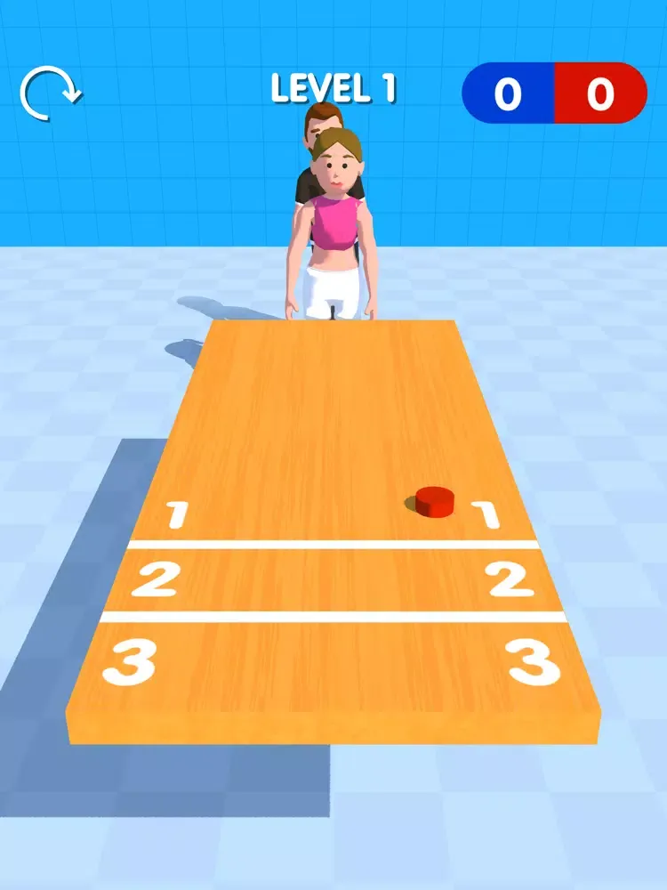 Shuffleboard Master 3D iPad Screenshots