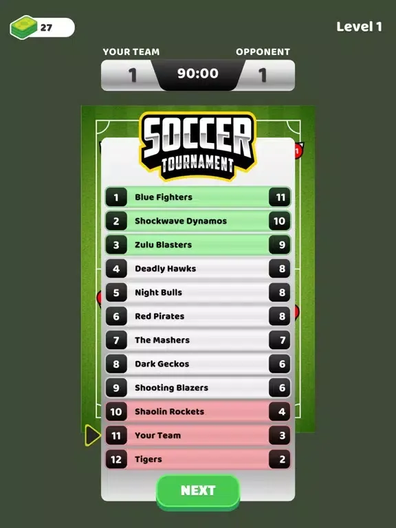 Soccer Time 3D iPad  스크린샷