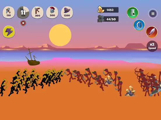 Zrzuty ekranu Stickman Clans iPad 