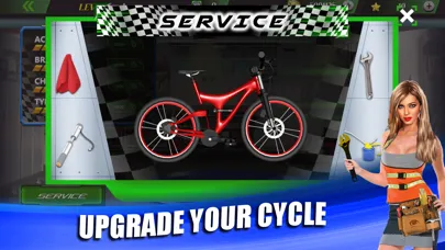 Captures d'écran de Crazy Bicycle Race: Stunt Game