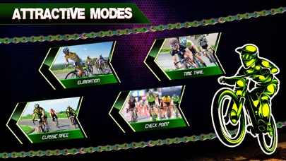 Captures d'écran de Crazy Bicycle Race: Stunt Game