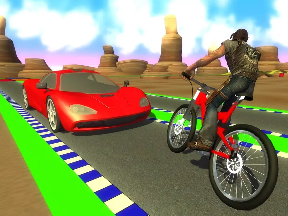 Impossible DMBX Bicycle Racing iPad  سکرین شاٹس