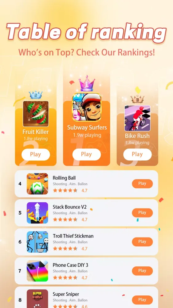 Joy Games Screenshots