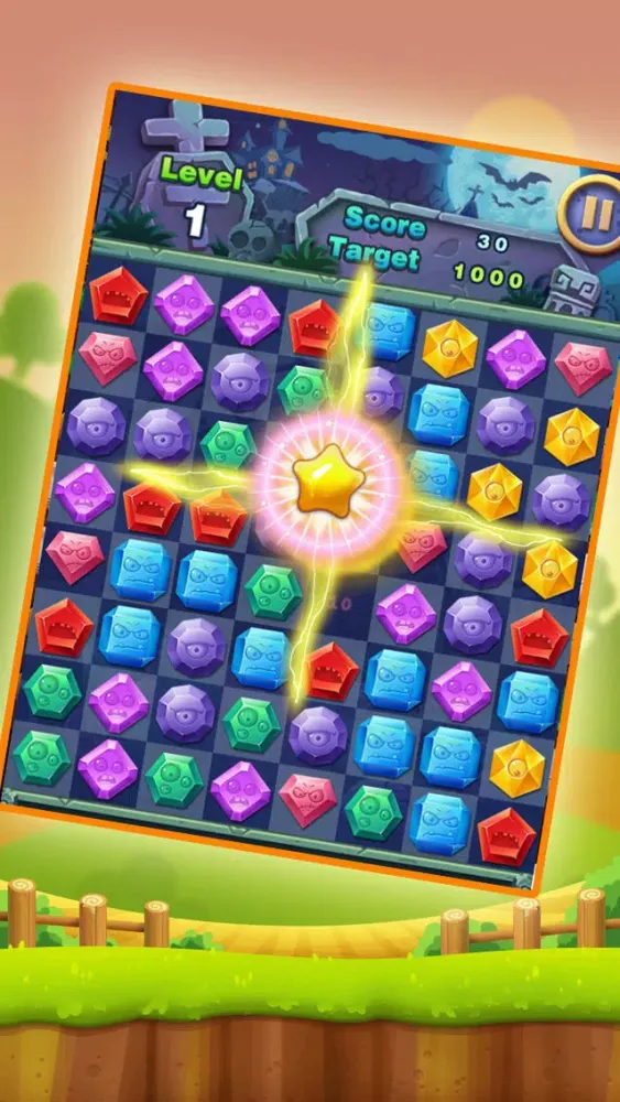 Zombie Jewels Puzzle Screenshots