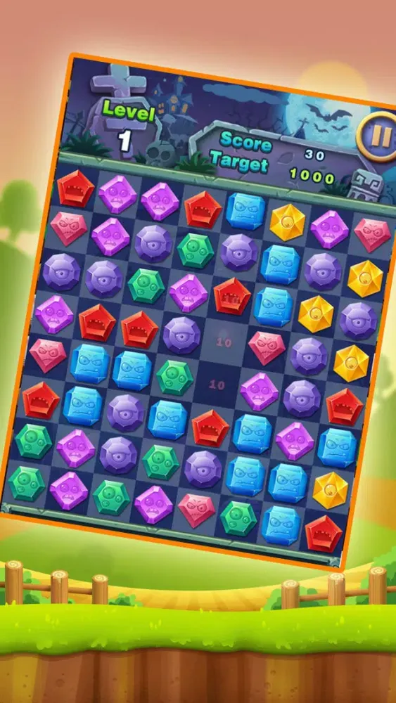 Zombie Jewels Puzzle Screenshots