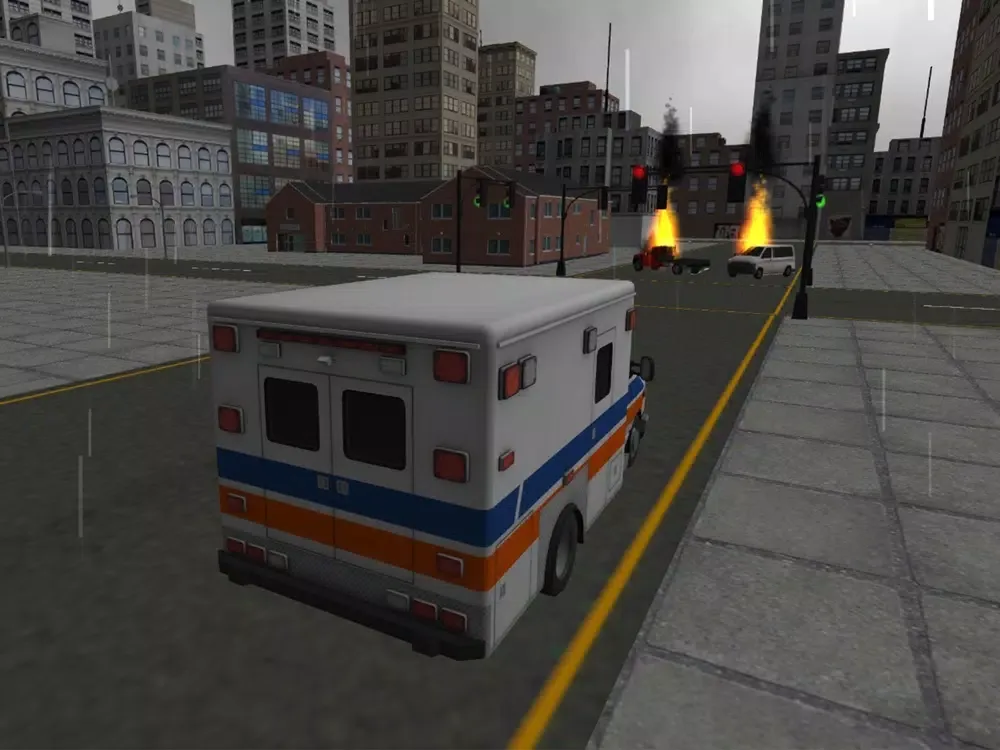 ภาพหน้าจอของ American Ambulance Simulator iPad 