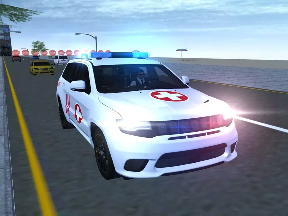 ภาพหน้าจอของ American Ambulance Simulator iPad 