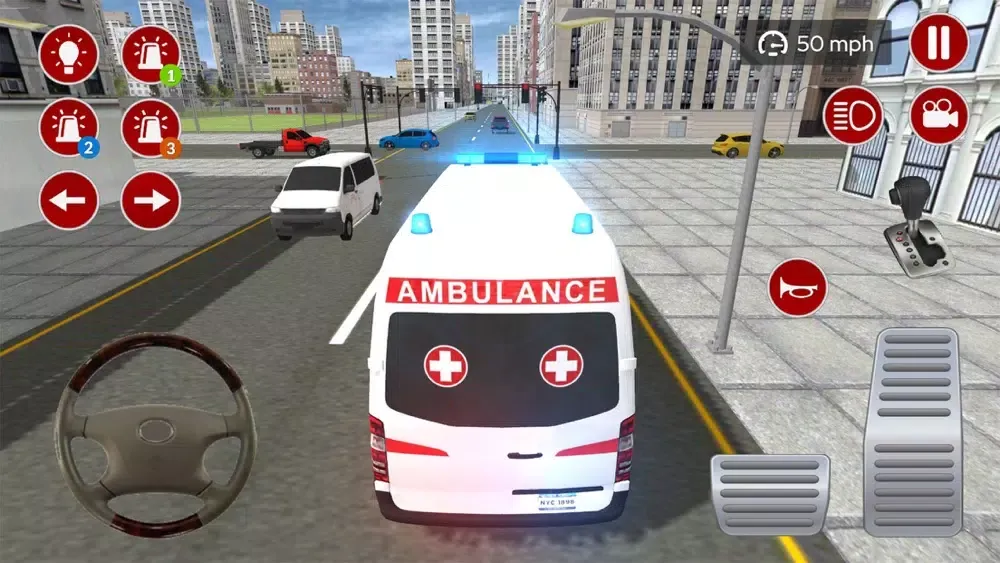 ภาพหน้าจอของ American Ambulance Simulator