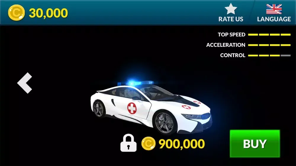 ภาพหน้าจอของ American Ambulance Simulator