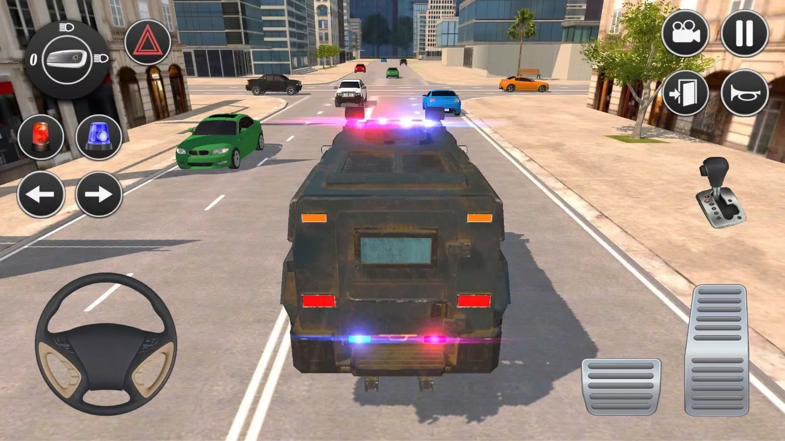 Ảnh chụp màn hình của American Police Car Driving