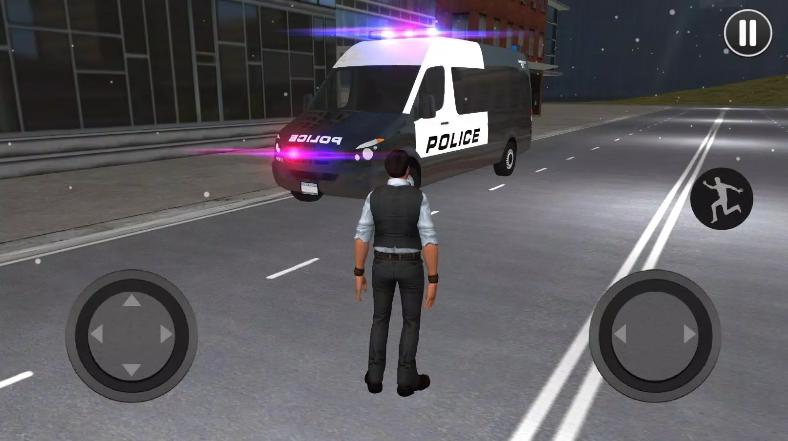 American Police Van Driving 스크린샷