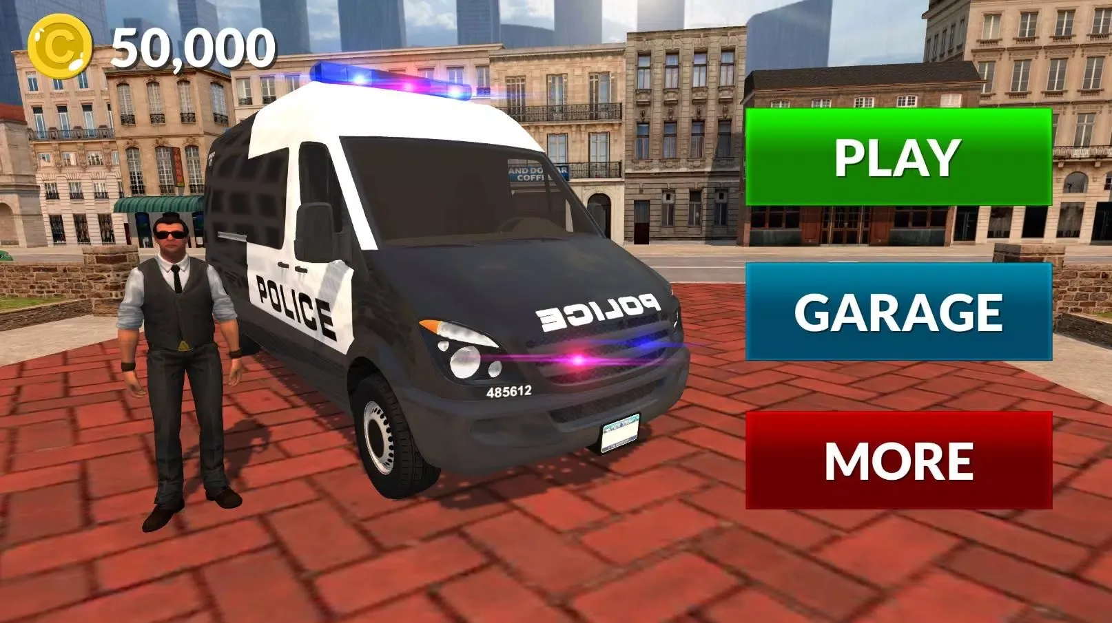 American Police Van Driving 스크린샷